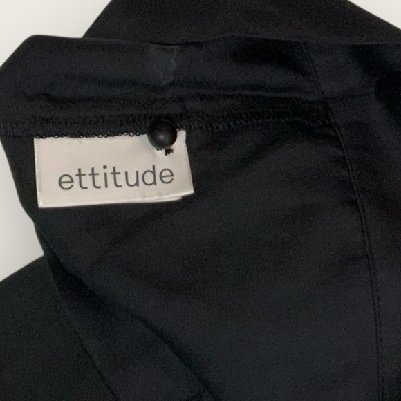 NWT | Ettitude | Signature Sateen Sleeveless Jumpsuit | Black | Small - Picture 5 of 11